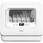 Kitchen move - lave - vaisselle compact 3 couverts avec r�servoir d'eau pose - libre blanc bat - wqp4 ...