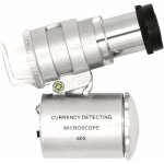 Mini loupe r�glable de loupe de microscope de poche led 60x avec loupe avec d�tection de devise