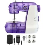 Mini machine � coudre �lectrique portable � p�dale, 7. 2w, double vitesse