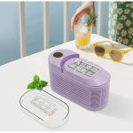 Mini machine � glace pratique et petite, machine � glace pour 8 gla�ons, fabrication de glace � grande ...