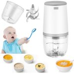 Mini mixeurs pour b�b�, mini robot culinaire, 300ml b�b� blender, mini hachoir �lectrique, mini robot ...
