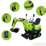 Mini - pelle zipper zi - mbgs600 compacte 5q avec accessoires