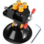 Mini perceuse universelle � 360 degr�s en alliage d'aluminium - �tau de banc - ouverture parall�le - ...