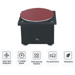 Mini ponceuse � disque d'�tabli, aff�teuse �lectrique, 7 vitesses variables, 10 disques de pon�age, polissage ...