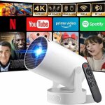 Mini projecteur portable 4k avec duplication d'�cran wi - fi [wi - fi compatible, compatible youtube ...