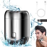 Mini rasoir �lectrique � double t�te, portable, lavable, rechargeable, compact, �tanche, pour la maison, ...