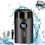 Mini rasoir �lectrique portable, version 2025 am�lior�e, rasoir de voyage portable pour hommes, rechargeable ...