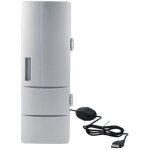 Mini r�frig�rateur usb compact 8, 5 x 12 x 25 cm ? refroidisseur de boissons 10? ? r�chauffeur 50? ? ...