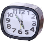 Mini r�veil simple, 1 pi�ce, horloge de bureau silencieuse pour d�coration de chevet de la maison (carr� ...