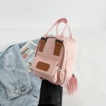 Mini sac � dos femme daypack vintage petit sac a main femmes porte � l'�paule shopping backpack - rose ...
