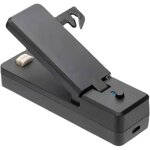 Mini scellant de sac � main sous vide, 2 en 1 thermosoudeuse et d�coupe, machine � sceller portable pour ...