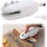 Mini scelleuse et coupe - sacs, machine � sceller � chaud portable avec dos magn�tique, charge usb de ...
