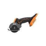 Aeg - mini scie multi mat�riaux 18v - brushless - subcompact - sans batterie ni chargeur - 6 disques ...