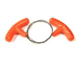 Mini scie de poche scie � fil de survie en camping scie � fil en acier inoxydable scie � herbe � eau(orange) ...