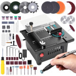 Mini scie sur table 9000 tr / min, hauteur de 15 mm, lame de scie de 63 mm - mod�le angulaire