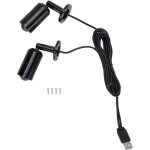 Mini spot led en aluminium pour �clairage d'ambiance int�rieure, id�al pour vitrines, bijoux, tableaux ...