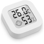 Mini thermom�tre hygrom�tre int�rieur digital � haute pr�cision, moniteur de temp�rature et humidim�tre, ...
