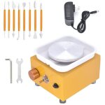 Mini tour de potier �lectrique avec bassin amovible en abs, id�al pour offrir une assiette en c�ramique ...