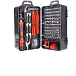 Litzee - mini tournevis magntique de prcision 135 en 1 - kit d'outils de rparation pour iphone, ordinateur ...