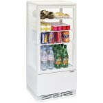 Casselin - mini vitrine réfrigérée positive 78 litres blanche Casselin - mini vitrine réfrigérée positive 78 litres blanche