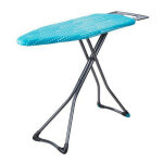 Table  repasser 122x43cm bleu minky hh40709105m