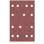 Fox feuilles abrasives auto - agrippantes, 133 x 80 mm, 14 trous, p. ponceuses vibrantes, corindon normal ...