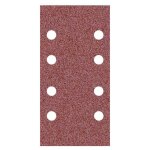 Fox feuilles abrasives auto - agrippantes, 180 x 93 mm, 8 trous, p. ponceuses vibrantes, corindon normal ...