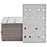 Shark feuilles abrasives auto - agrippantes, 133 x 80 mm, 14 trous, p. ponceuses vibrantes, corindon ...