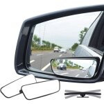 Miroir d'angle mort rectangulaire, verre hd � 360 degr�s et bo�tier en abs miroir convexe grand angle ...