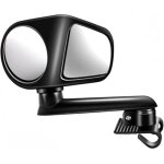 Miroir d'angle mort voiture deux - en - un, r�troviseur convexe double face grand angle rotatif 360 degr�s ...