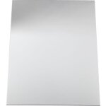 Miroir flexible en plastique - r�f 790940 - gris - rectangulaire - adulte - mixte - a poser