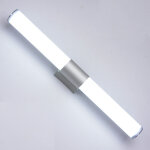 Miroir de salle de bain applique murale salle de bain plafonnier lampe de maquillage chrom� installation ...