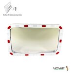 Miroir de s�curit� pour voies priv�e - 600 x 400 mm - 6101512