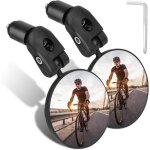 Miroirs de v�lo, miroir convexe pour guidon, 360� r�glable haute d�finition r�troviseur de v�lo pour ...