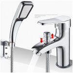Mitigeur de douche robinet de douche robinet monotrou � double usage chaud et froid alliage?robinet de ...