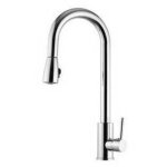 Mitigeur monocommande �vier bec pivotant douche extractible dimensions : chrome