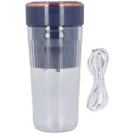 Mixeur � fruits �lectrique portable mini 6 lames sans fil, blender � jus multifonction bleu