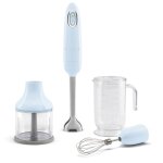 Mixeur plongeant multifonction 700w bleu azur - smeg - hbf03pbeu