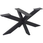 Ml - design pied de table spider 58x43x98 cm, structure en croix, noir, en métal, revêtement en poudre, ... Ml - design pied de table spider 58x43x98 cm, structure en croix, noir, en métal, revêtement en poudre, ...