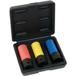 Mob - coffret 3 douilles longues impact gainees 17 / 19 / 21