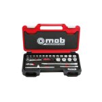 Mob outillage - mob - coffrets box 3 / 8'' 23 pièces cliquet rond Mob outillage - mob - coffrets box 3 / 8'' 23 pièces cliquet rond