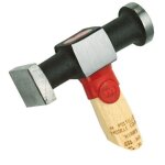 Mob - marteau postillon manche hickory - modle court. tte en acier  forte teneur en carbone c45e