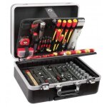 Mob mondelin - mob - valise trolley int�gr� abs noir 128 pi�ces vde