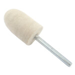 Mobilibrico - feutre de polissage sur tige c�ne 30x30x6mm