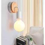 Modern lampe murale en fer forgé bois, vintage lampe de sol e27 40w applique murale lampe de lecture ... Modern lampe murale en fer forgé bois, vintage lampe de sol e27 40w applique murale lampe de lecture ...