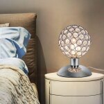 Moderne lampe de table de salon en cristal - lampe de chevet pour chambre � coucher - culot g9 - lampe ...
