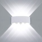 Moderne led plafonnier �tanche en aluminium applique murale rondelle lumi�re int�rieur ext�rieur couloir ...