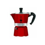 Bialetti - moka express red caffettiera in alluminio, 1 tazza, rosso 4941