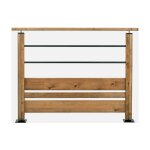 Kordo - moka traverses - kit de remplissage pour garde - corps en bois