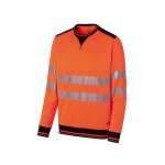 Molinel - sweat haute visbilit� luklight orange / marine - l